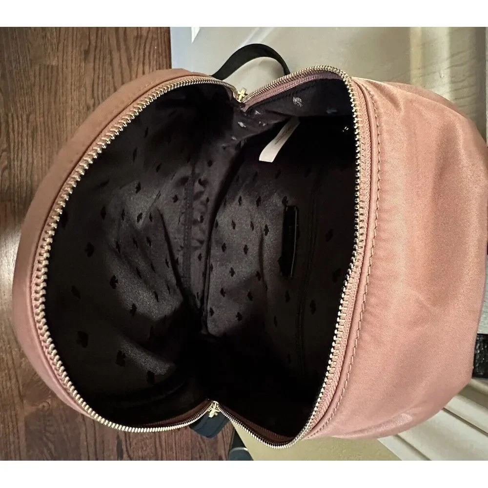 Kate Spade Medium Backpack Dusty Pink‎ with Black Strap NWOT